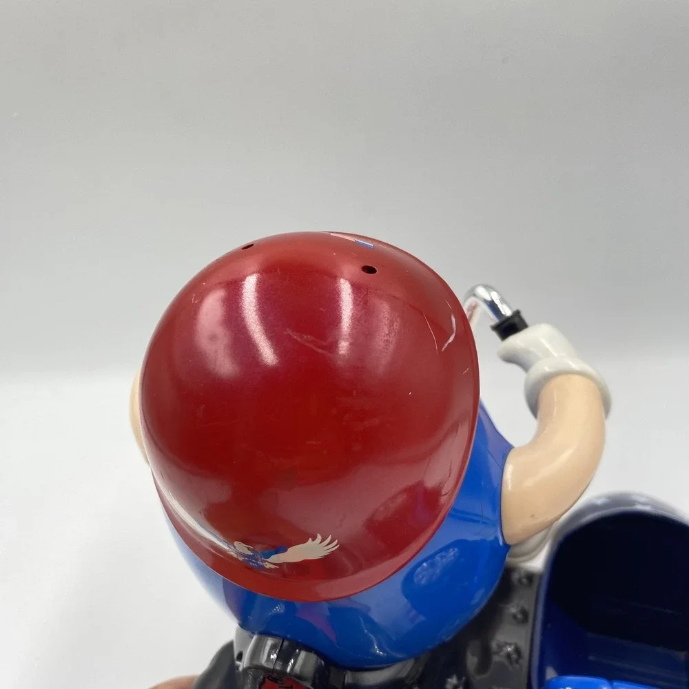 Blue‎ M&M Freedom Rider Motorcycle Sidecar Dispenser Mars Collectible Patriotic